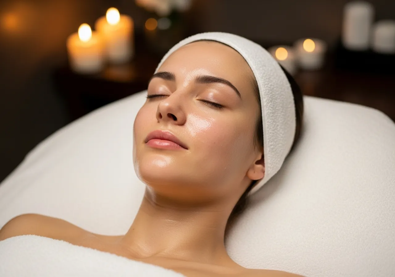 GM Collin Collagen 90-II sheet mask application